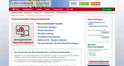 Desktop Screenshot of fleischerei-anzeiger.de